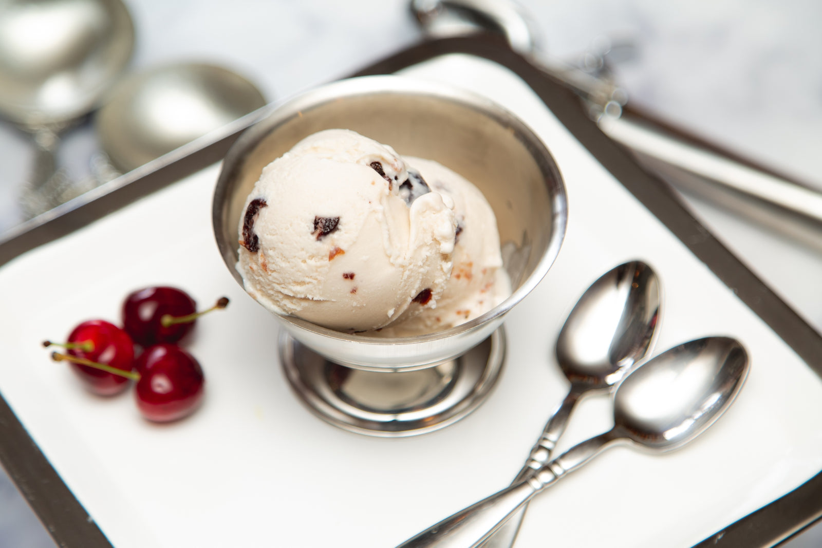 The Best Vegan Ice Cream - Cherry Vanilla