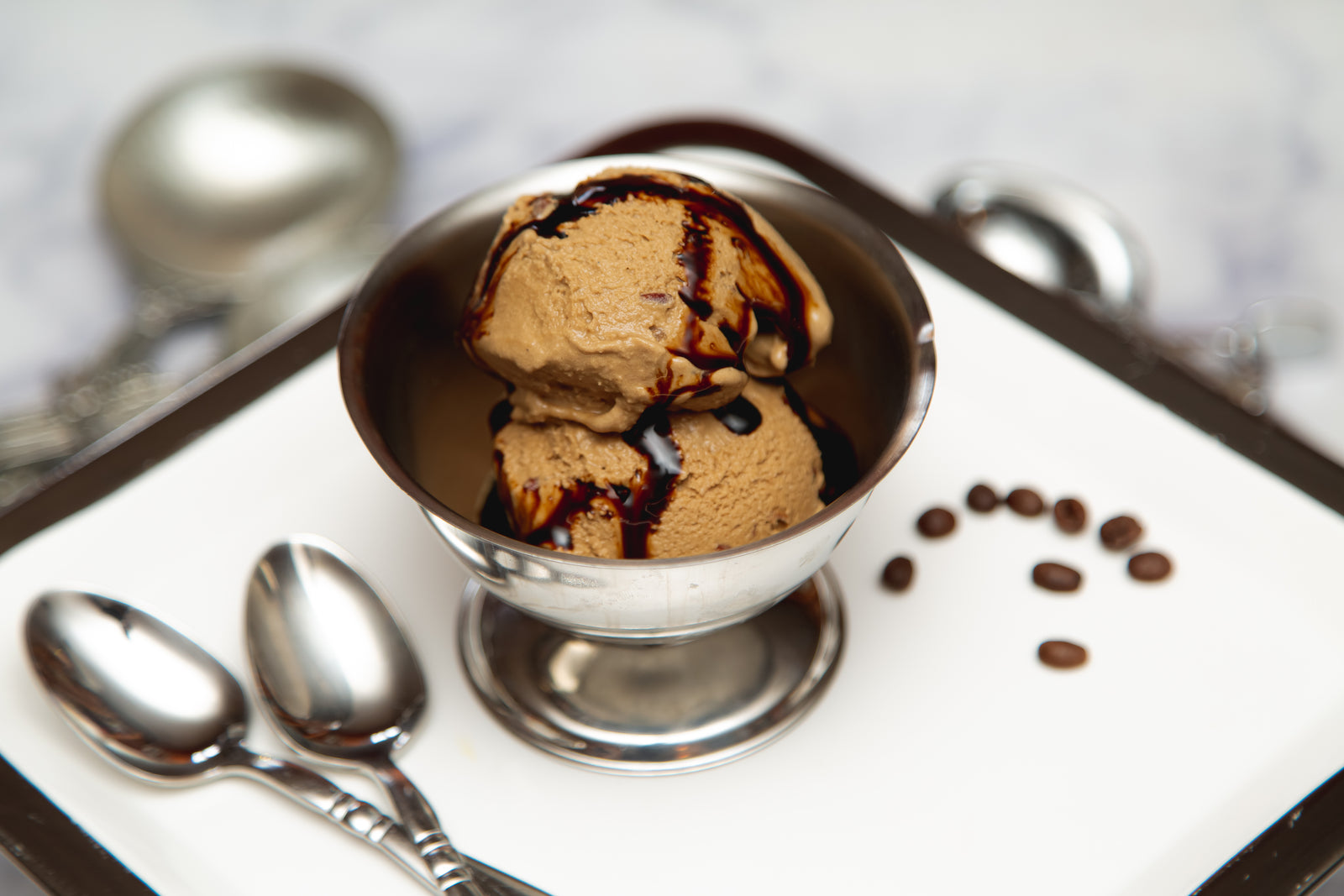 The Best Vegan Ice Cream - Coffee Caramel