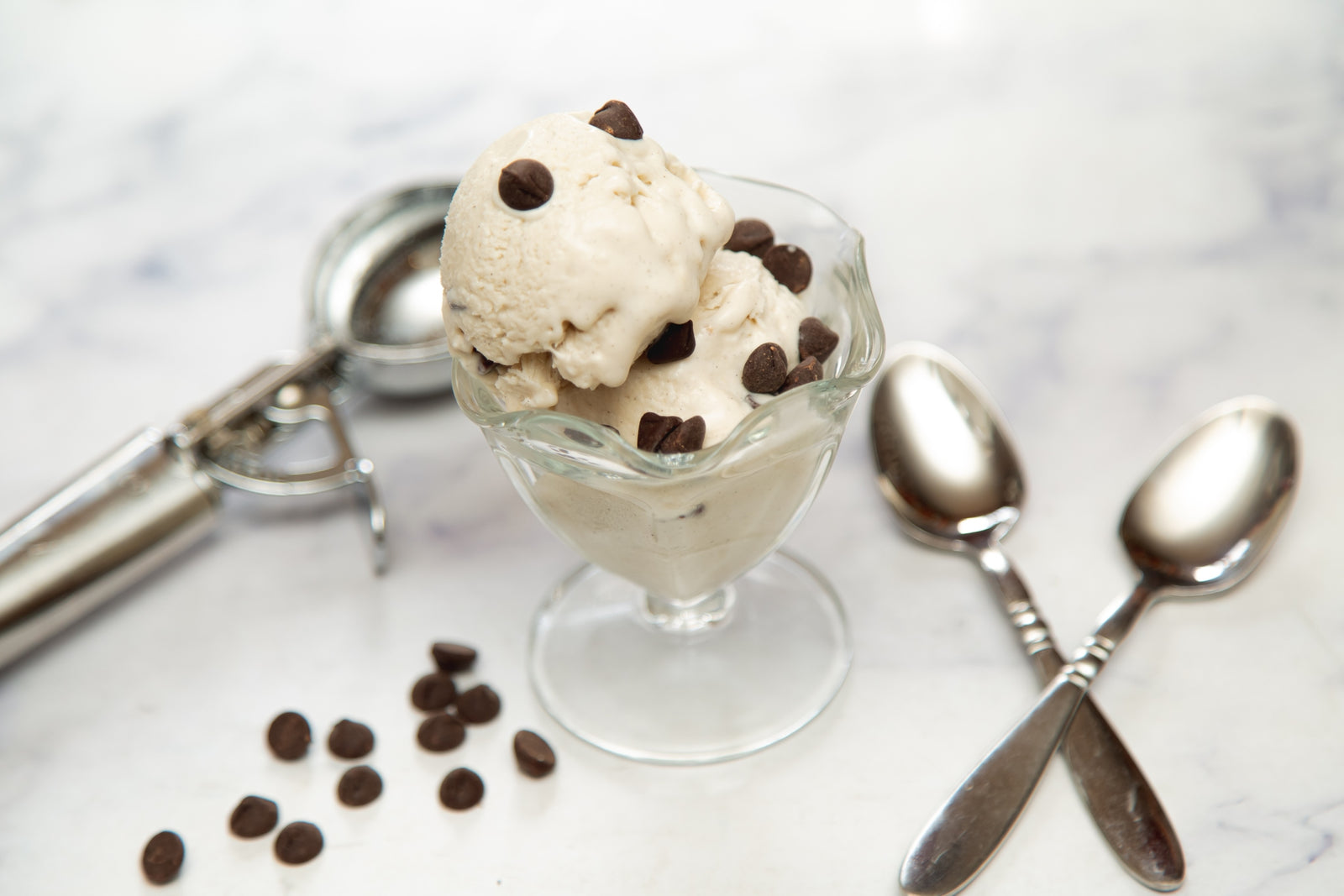 The Best Vegan Ice Cream - Vanilla Chocolate Chip